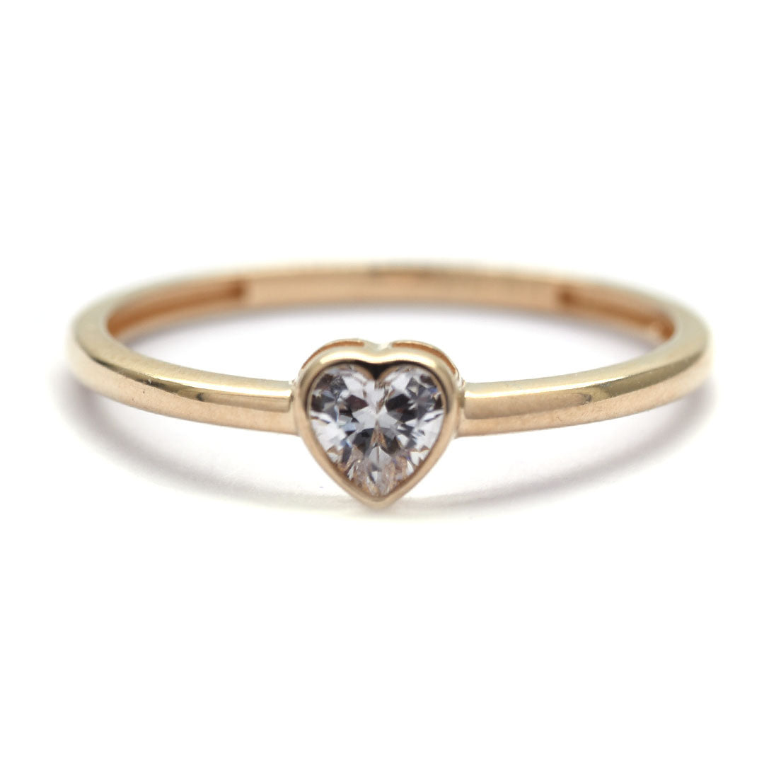 Anillo Cruz Zirconias 10k