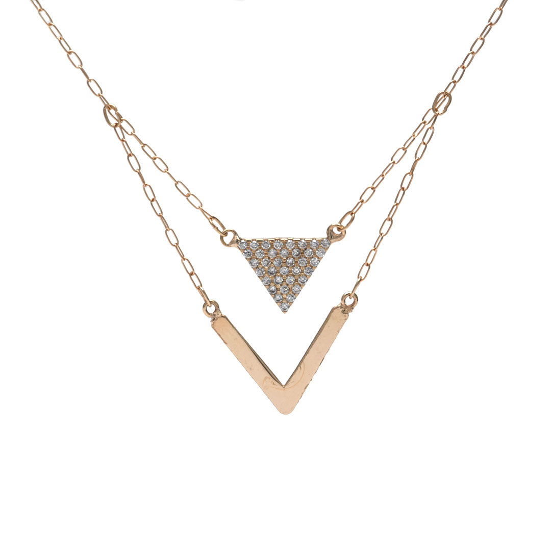 Gargantilla con triangulos 10k