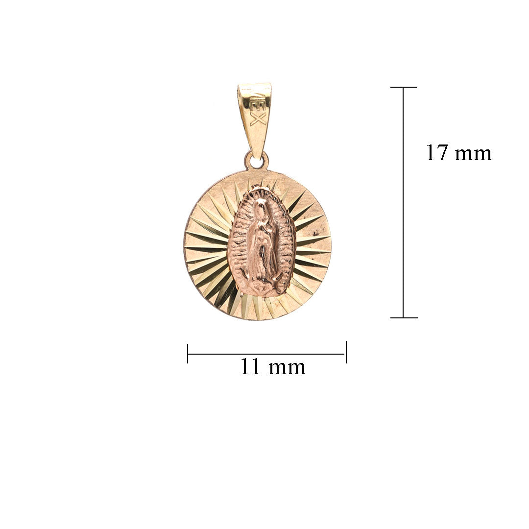 Medalla Virgen de Guadalupe Mini 10K