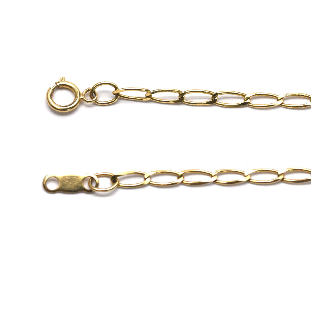 Cadena Estilo Figaro de 10K