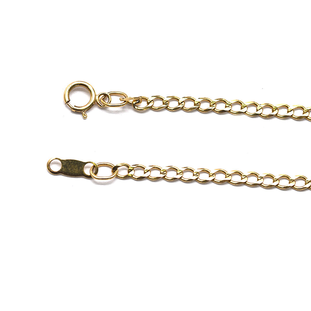 Cadena Estilo Barbada de 10k