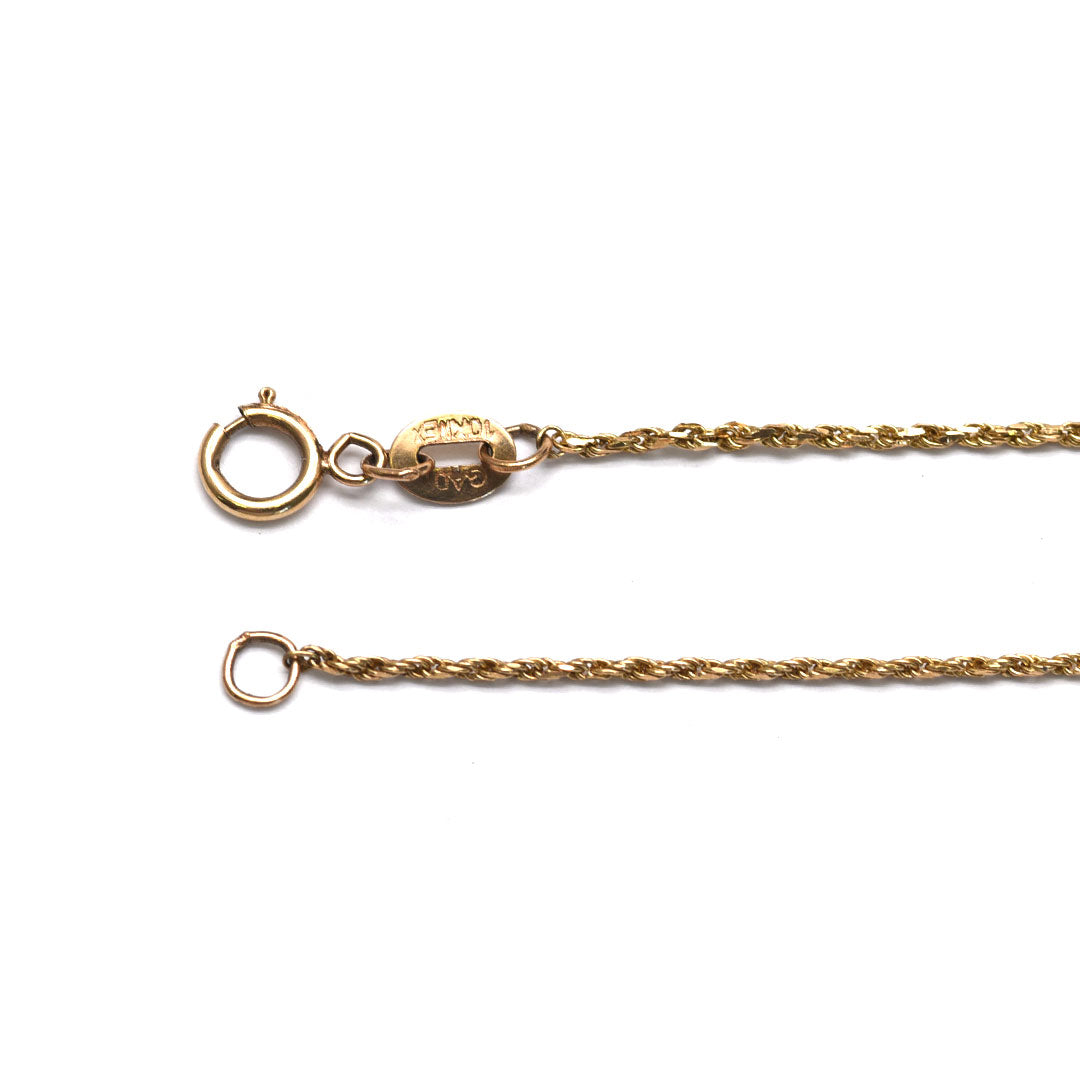 Cadena Torzal Fino de 10K