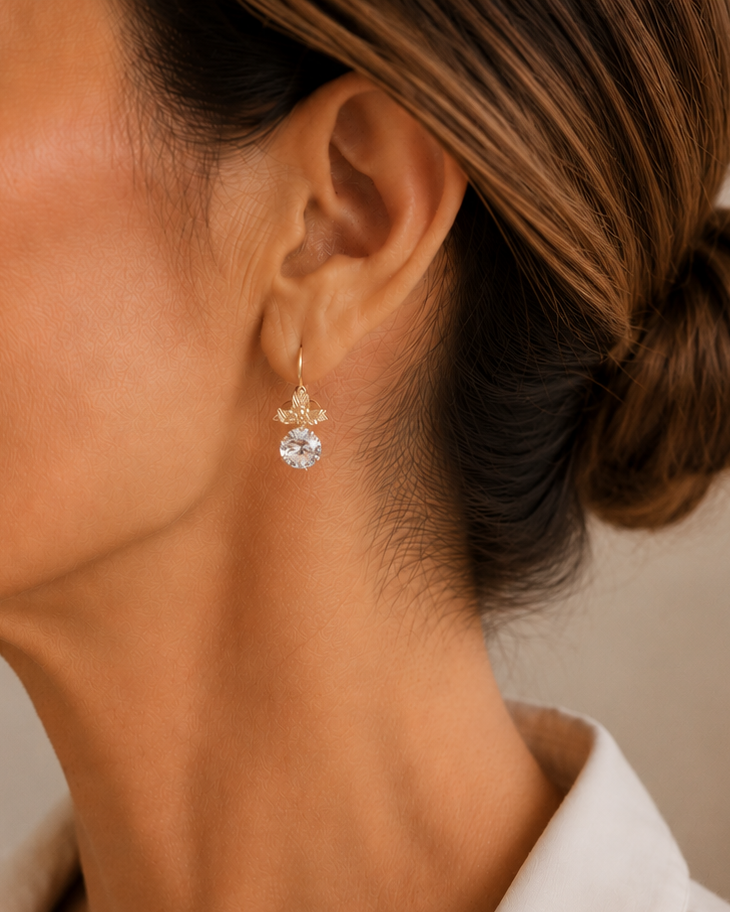 Aretes Estilo Mezquital de 10K