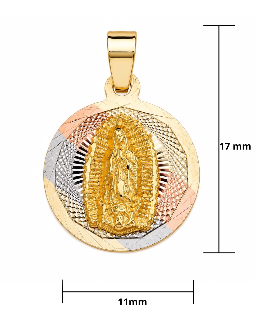 Medalla Virgen de Guadalupe 10K