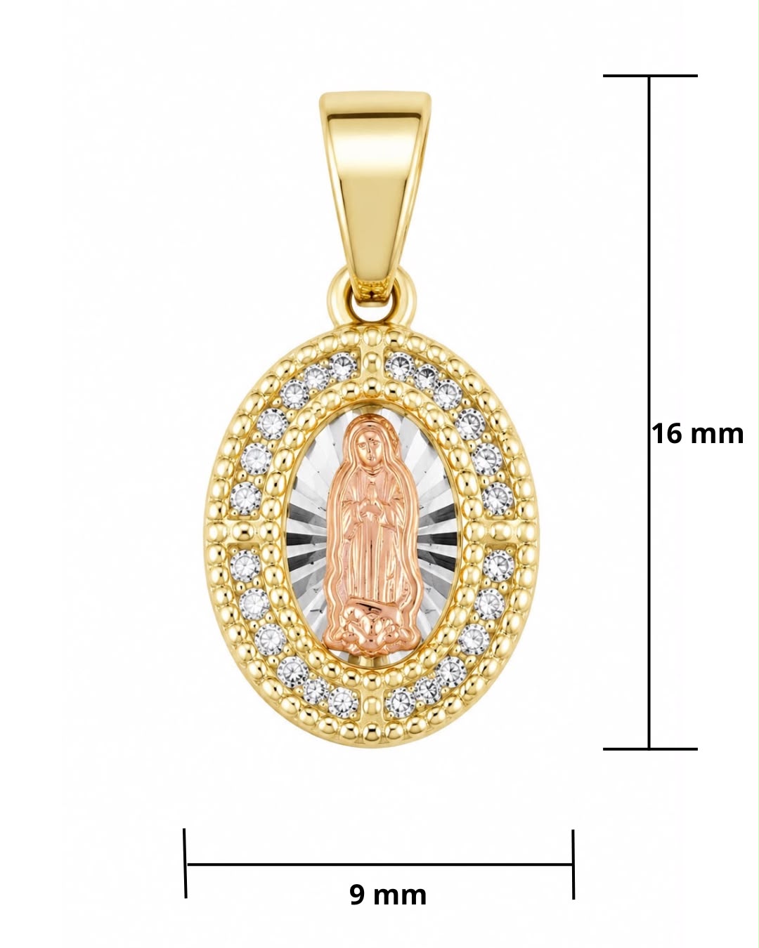Medalla Virgen de Guadalupe 10K