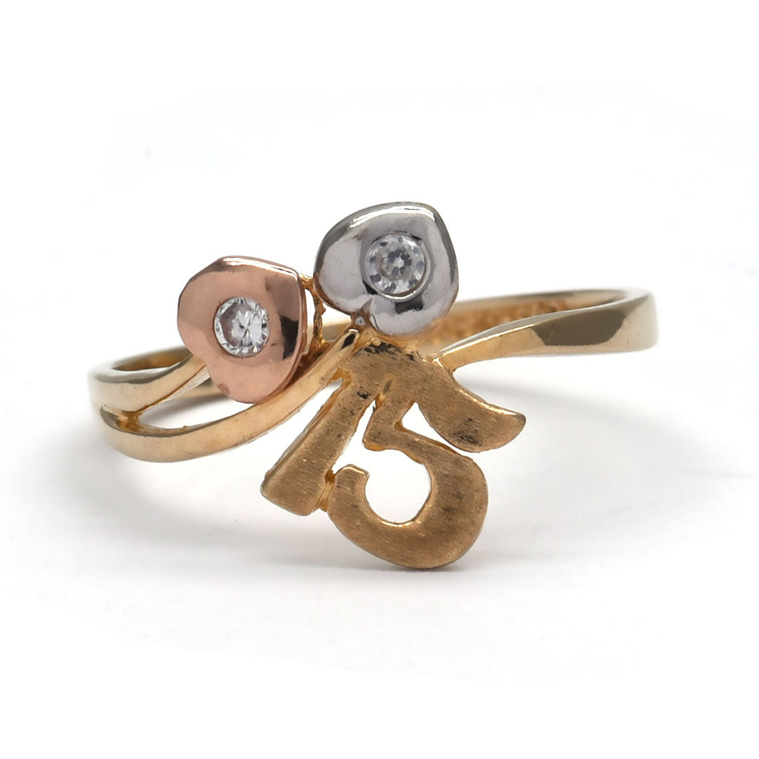 Anillo 15 Años de 10k