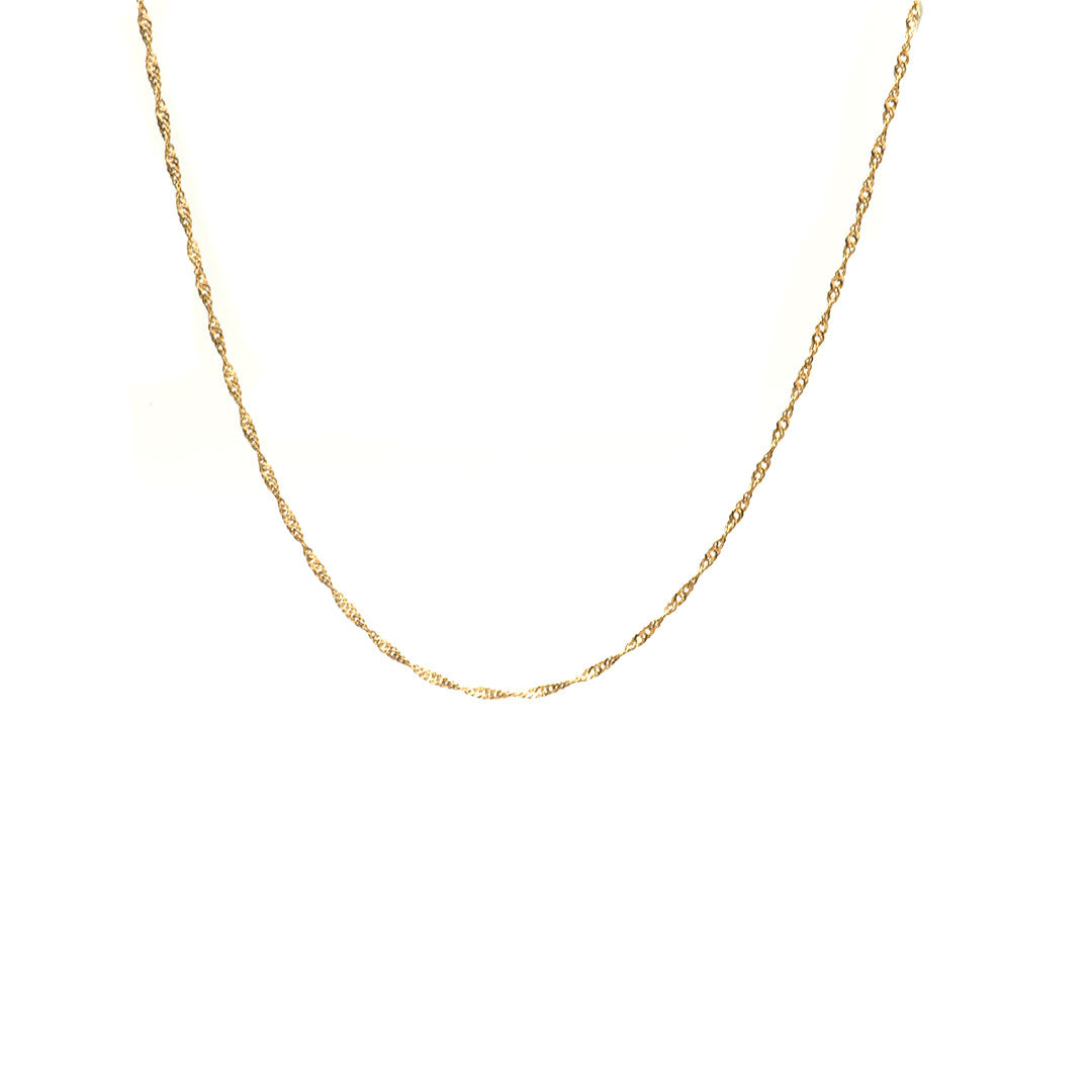 Cadena Medio Torzal 14K