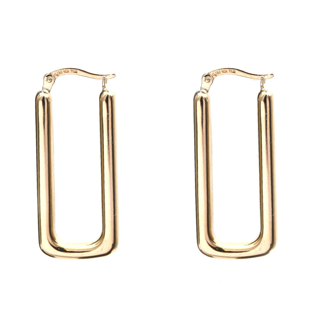 Arracadas  Rectangular  10K