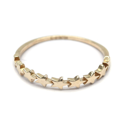 Anillo Estrellas  10k