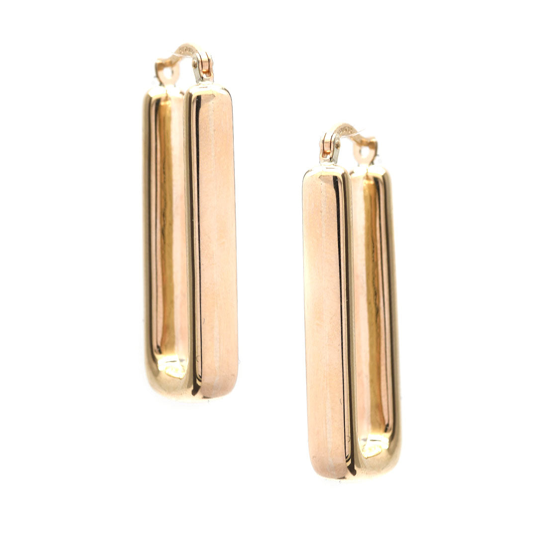 Arracadas  Rectangular  10K