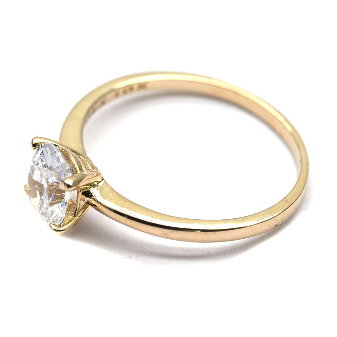 Anillo de Compromiso Oval 10K
