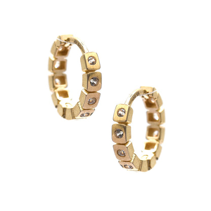 Arracadas Bolt Zirconias 10K