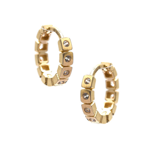 Arracadas Bolt Zirconias 10K