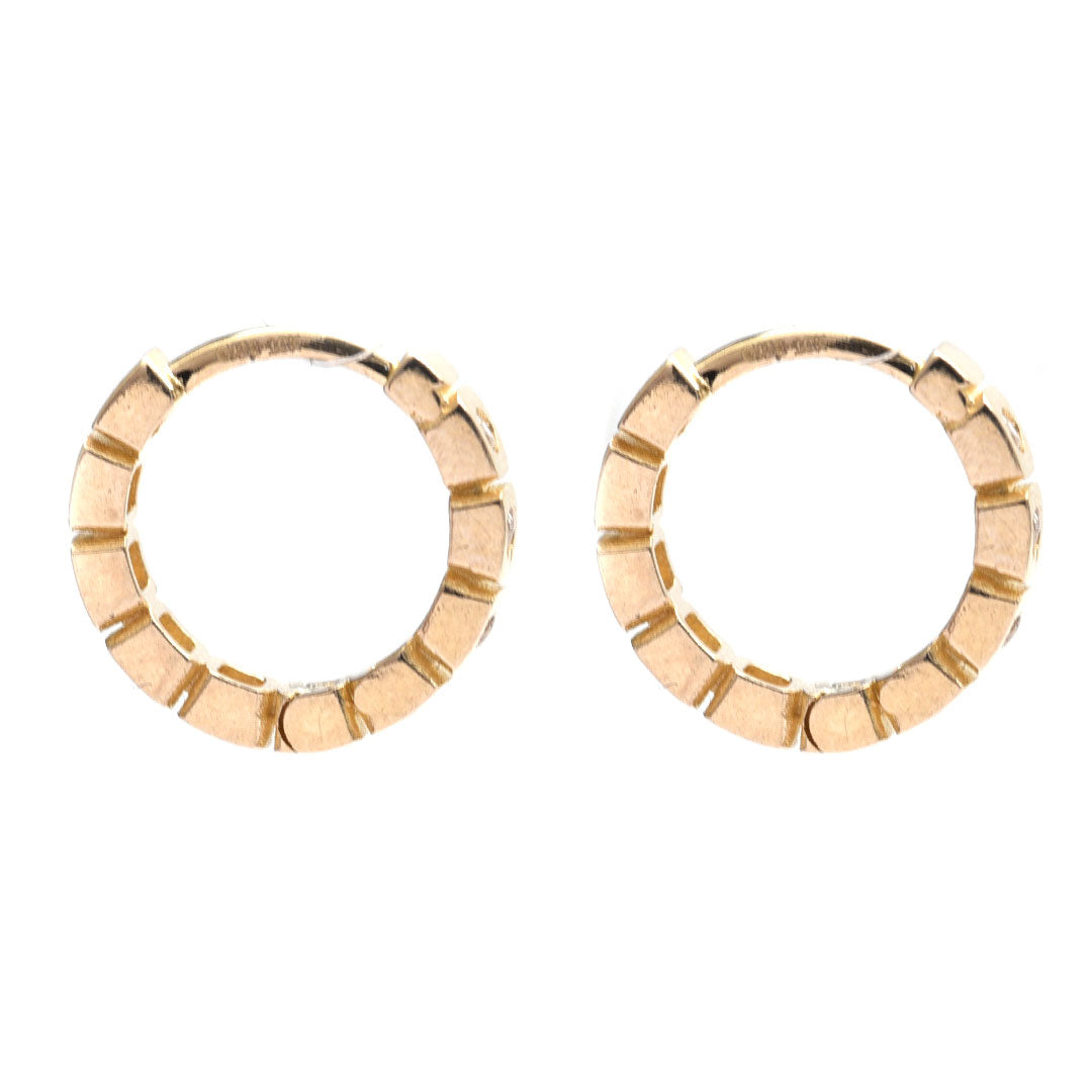 Arracadas Bolt Zirconias 10K