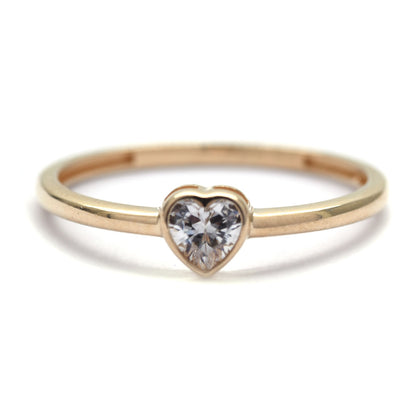 Anillo Cruz Zirconias 10k