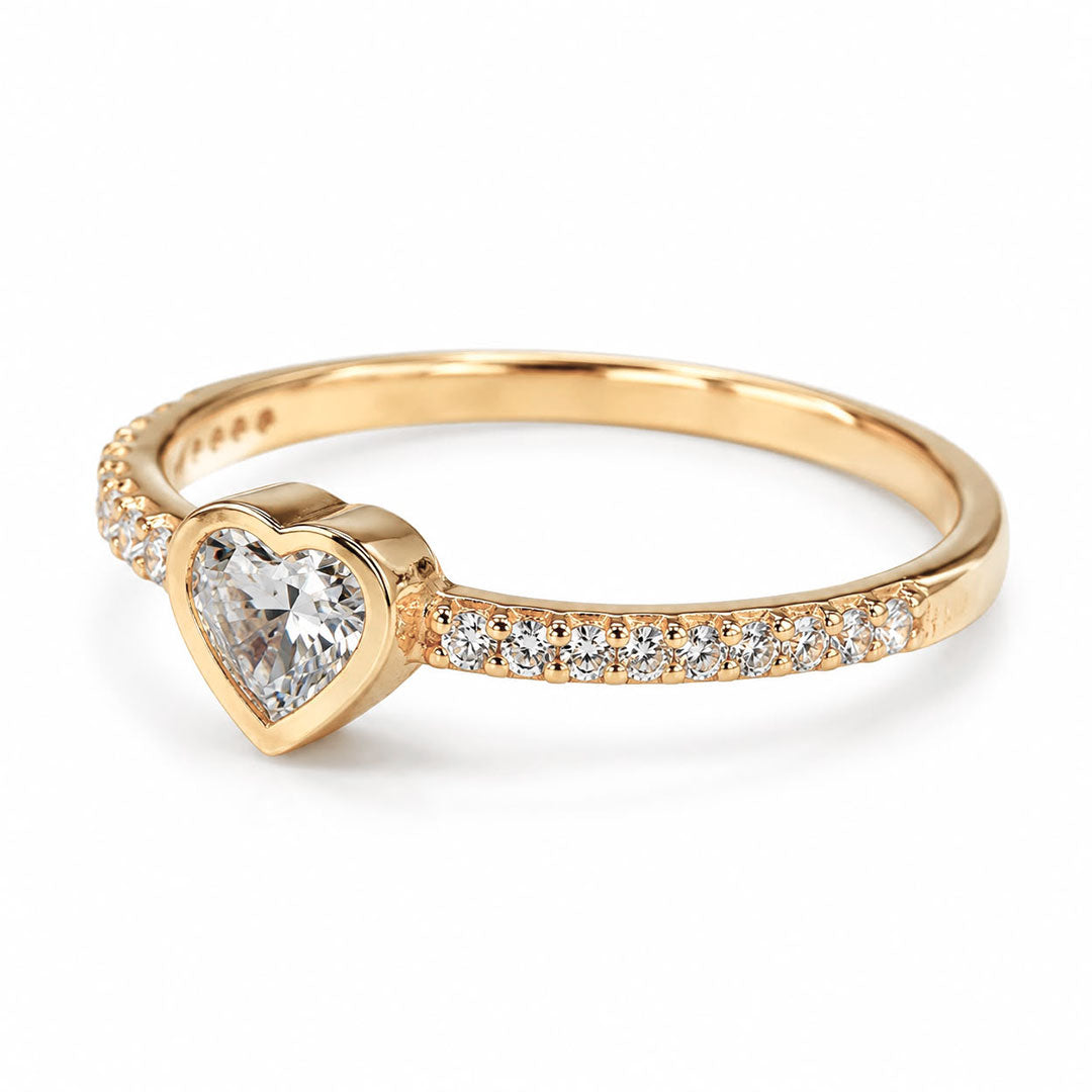 Anillo Corazón de 10k
