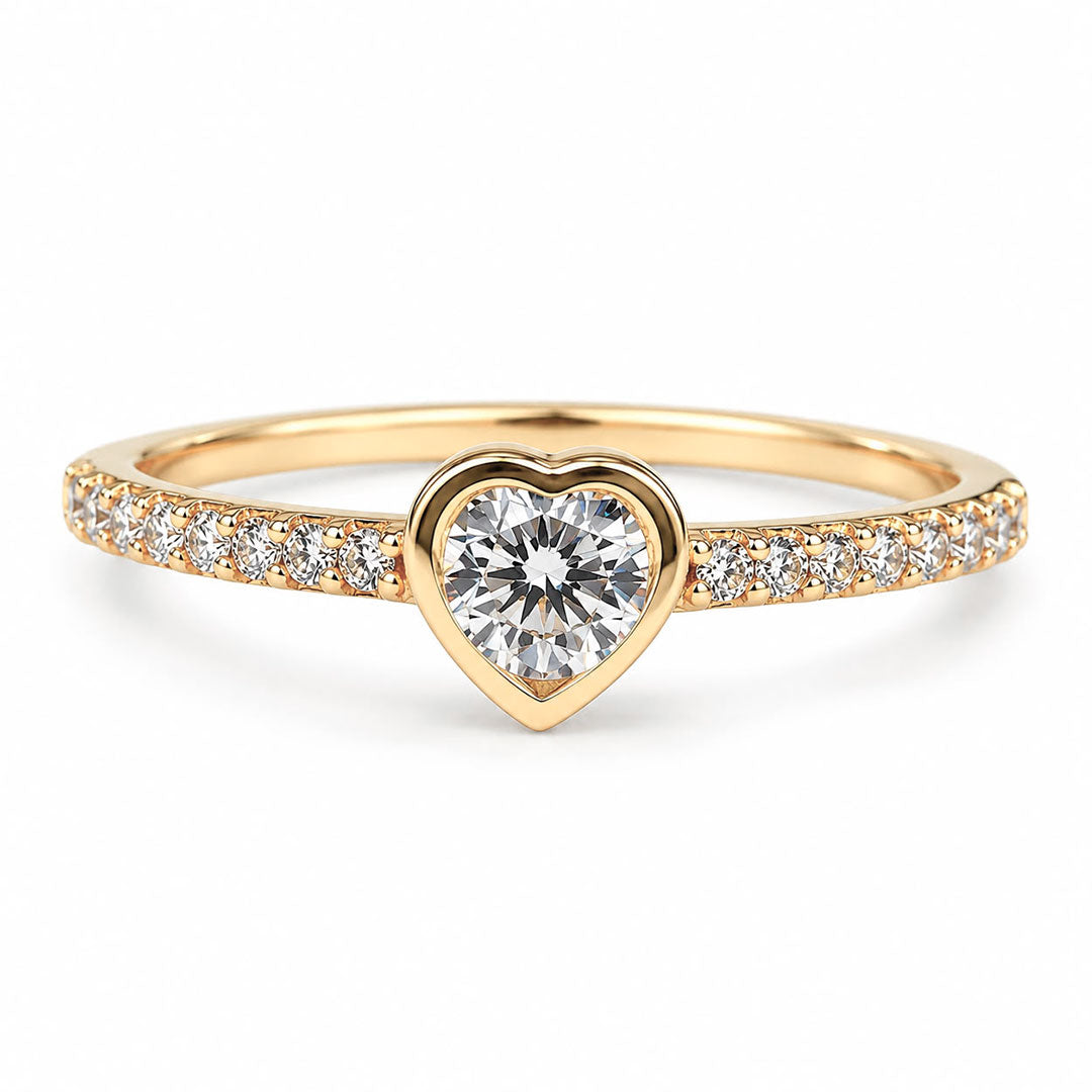 Anillo Corazón de 10k