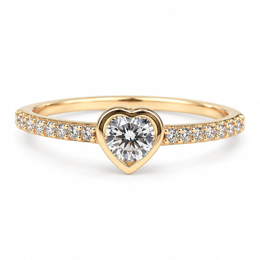 Anillo Corazón de 10k