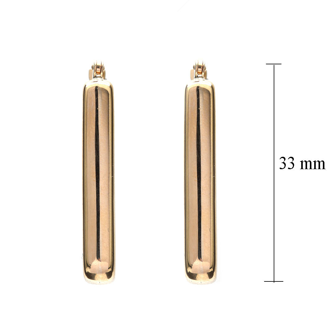 Arracadas  Rectangular  10K