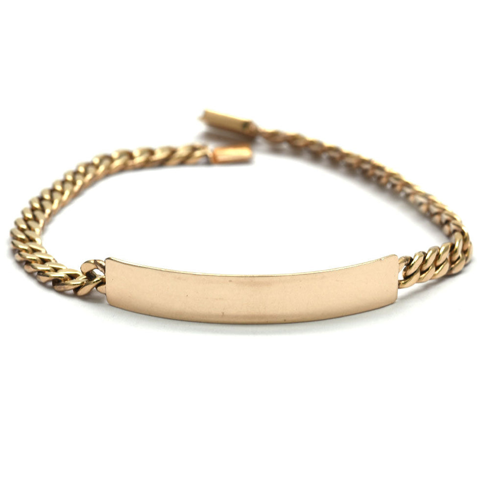 Esclava Estilo Barbada  de 10k