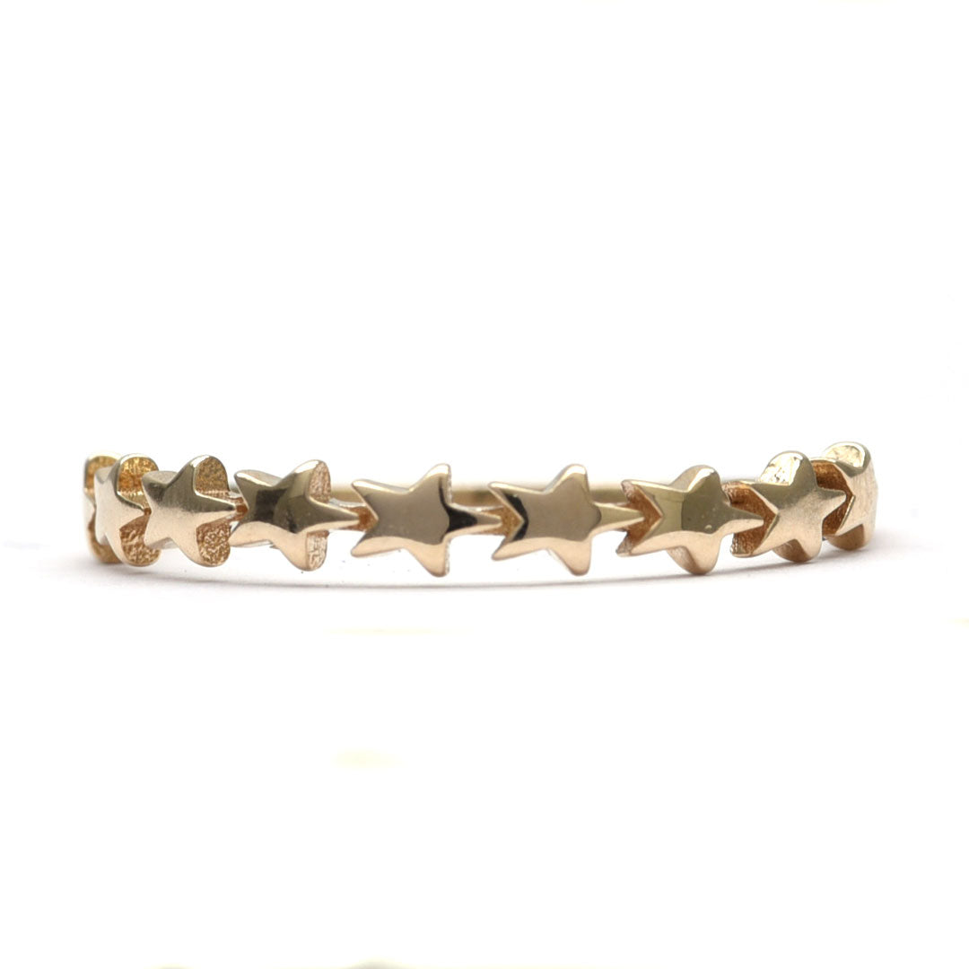 Anillo Estrellas  10k