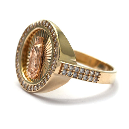 Anillo Virgen de Guadalupe 10k