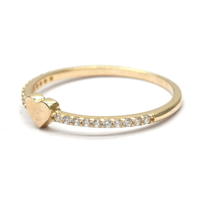Anillo Mini Corazón  10k