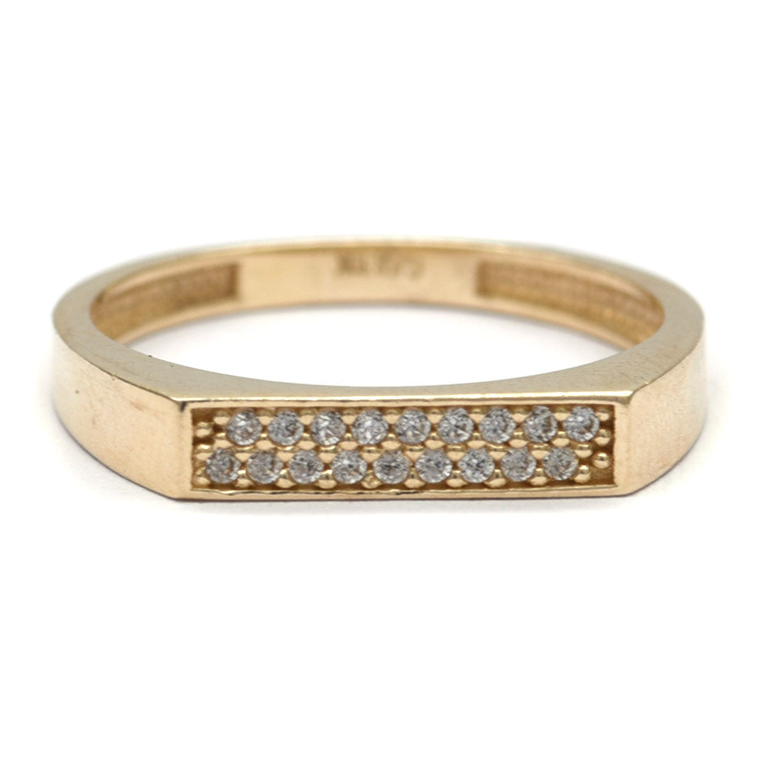 Anillo Zirconias  10k
