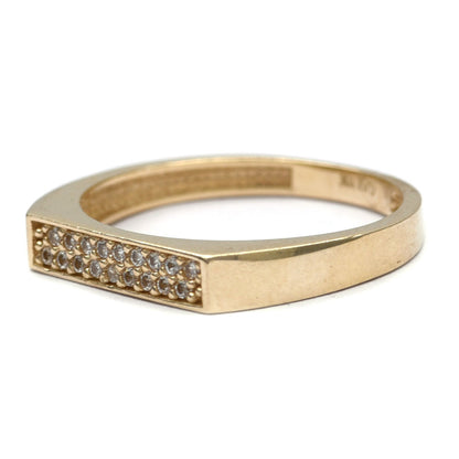 Anillo Zirconias  10k
