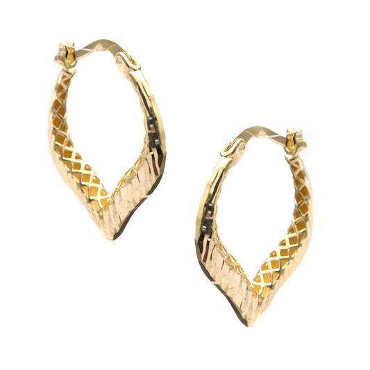 Arracadas Diseño V 10K