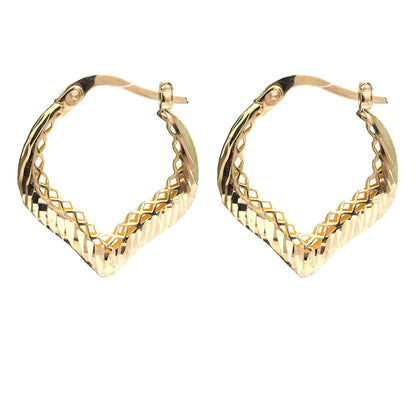 Arracadas Diseño V 10K