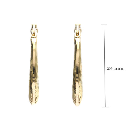 Arracadas Diseño V 10K