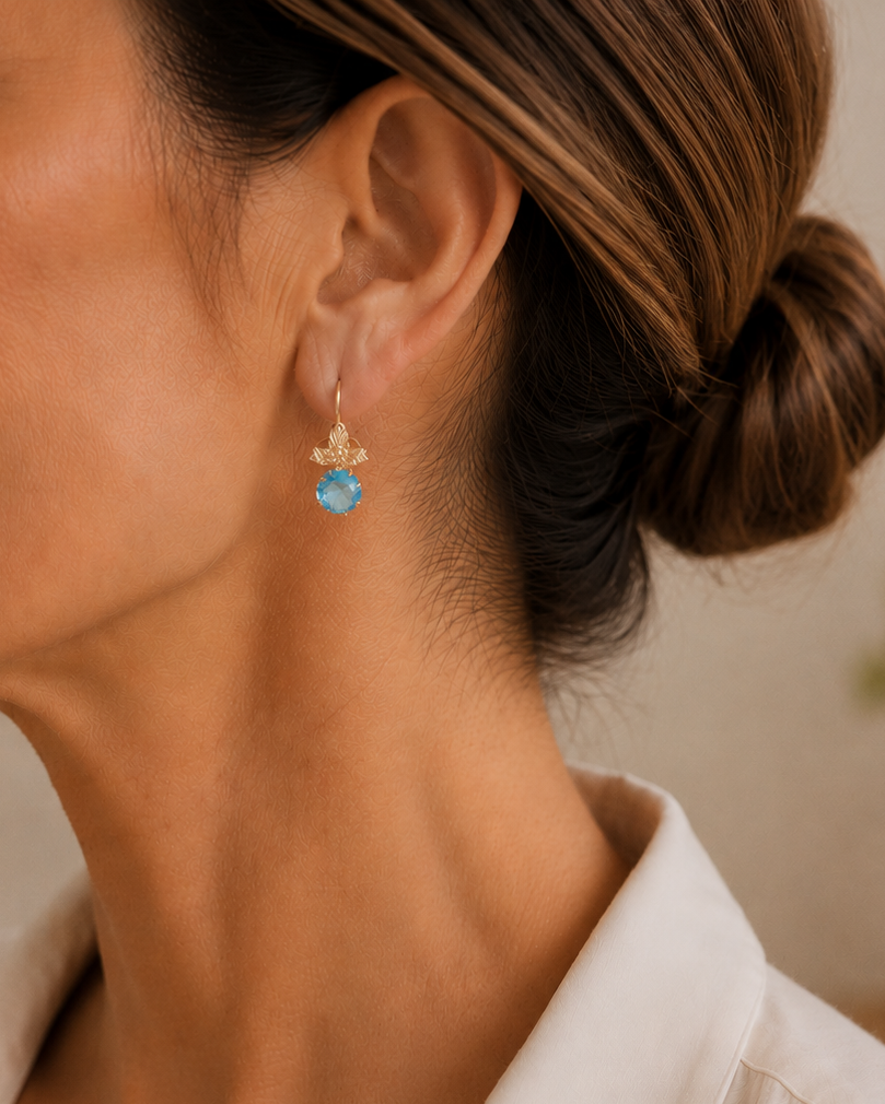Aretes Estilo Mezquital de 10K