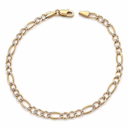 Pulso Figaro Diamantado  10K