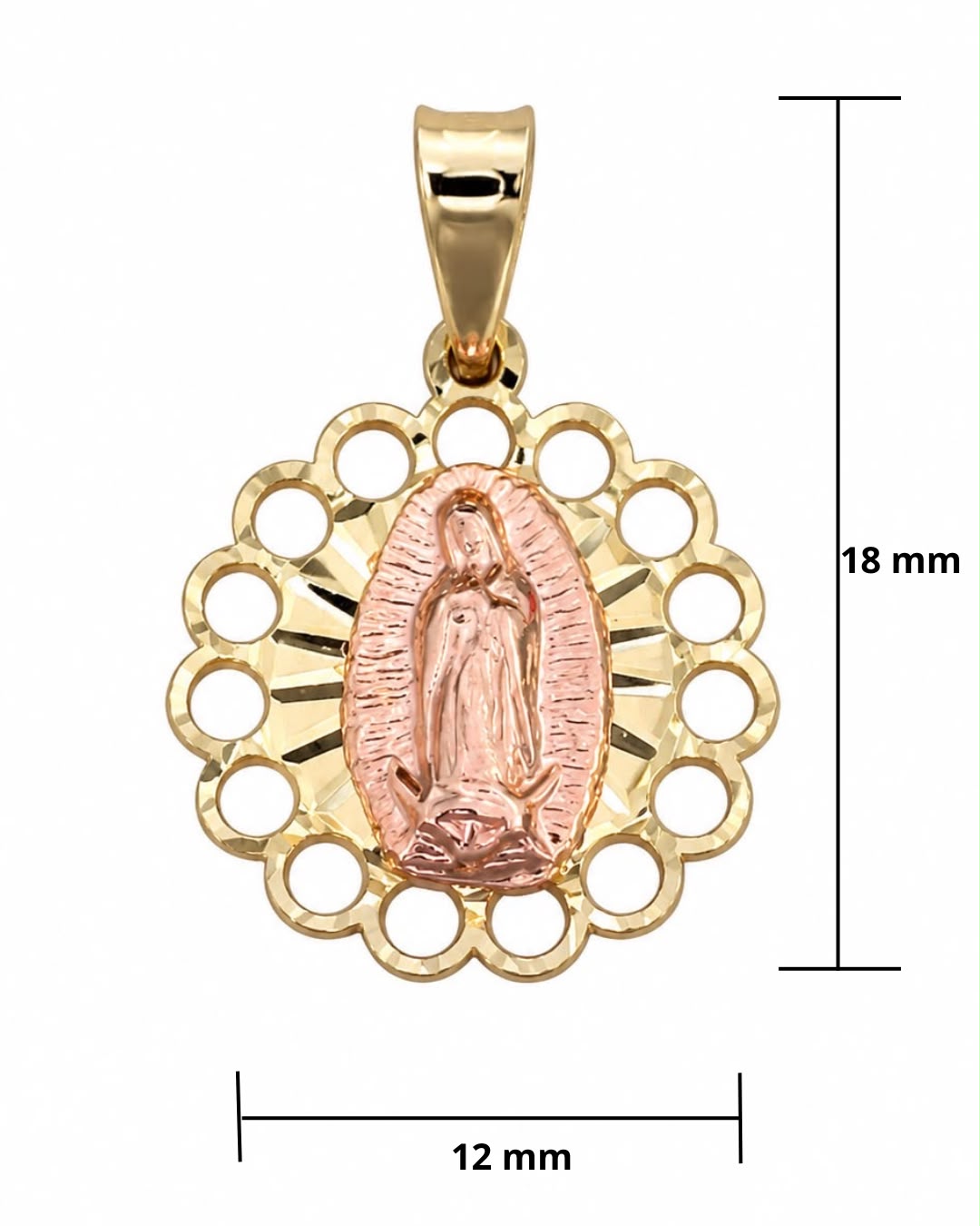 Medalla Virgen de Guadalupe  10K
