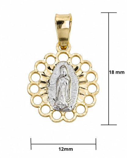 Medalla Virgen de Guadalupe 10K