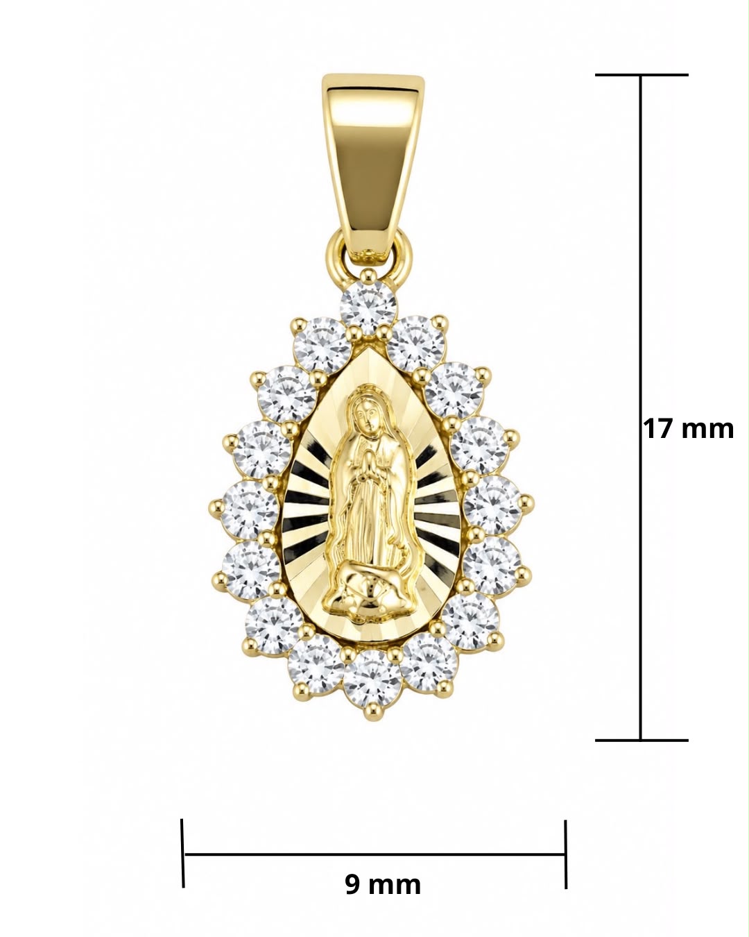 Medalla Virgen de Guadalupe 10K