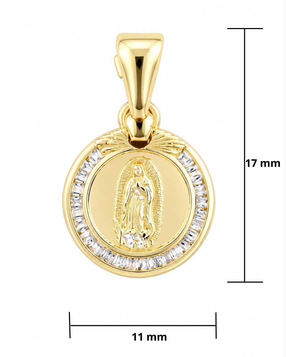 Medalla Virgen de Guadalupe de 10K
