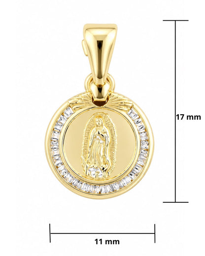Medalla Virgen de Guadalupe de 10K