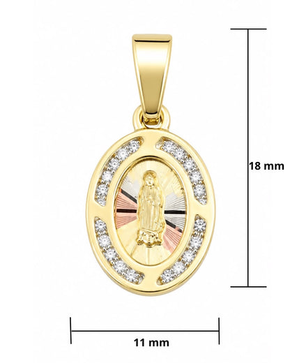 Medalla Virgen de Guadalupe de 10K
