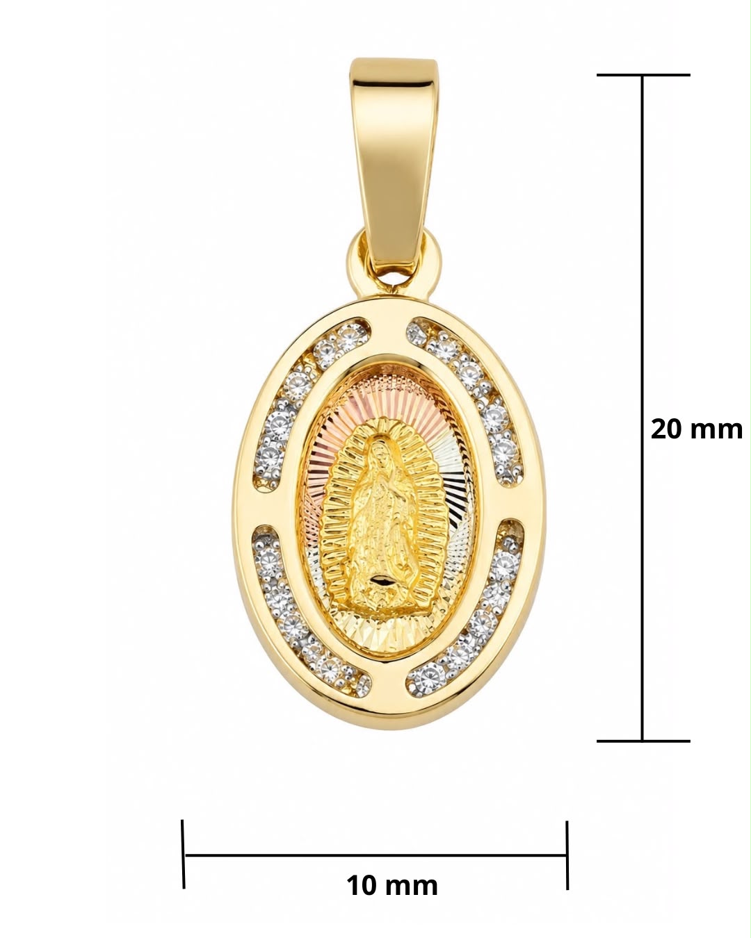 Medalla Virgen de Guadalupe 10K