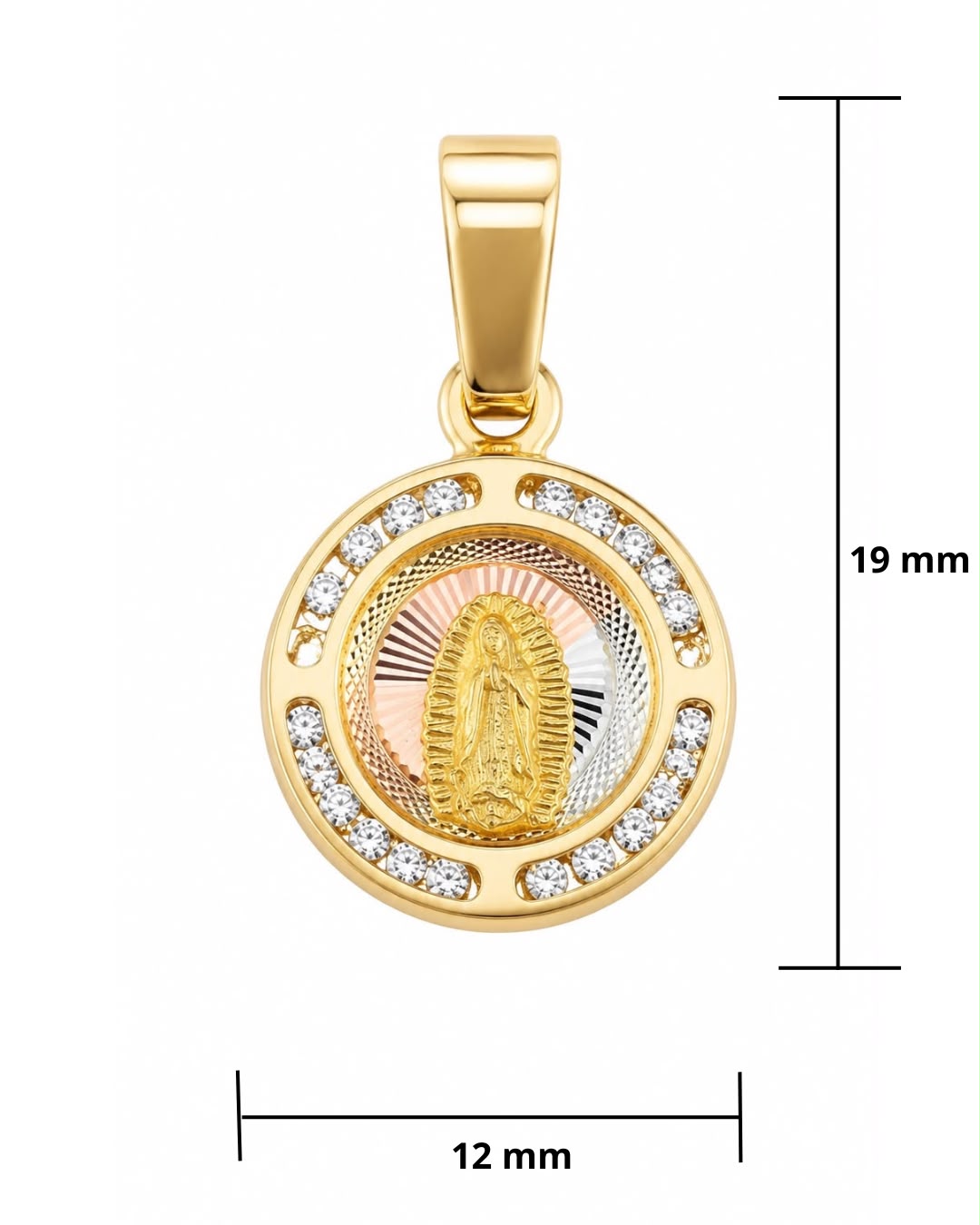 Medalla Virgen de Guadalupe 10K