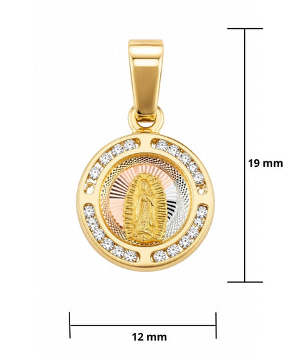 Medalla Virgen de Guadalupe 10K